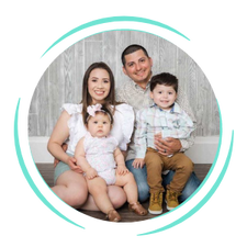 Monica Barrera with her family
